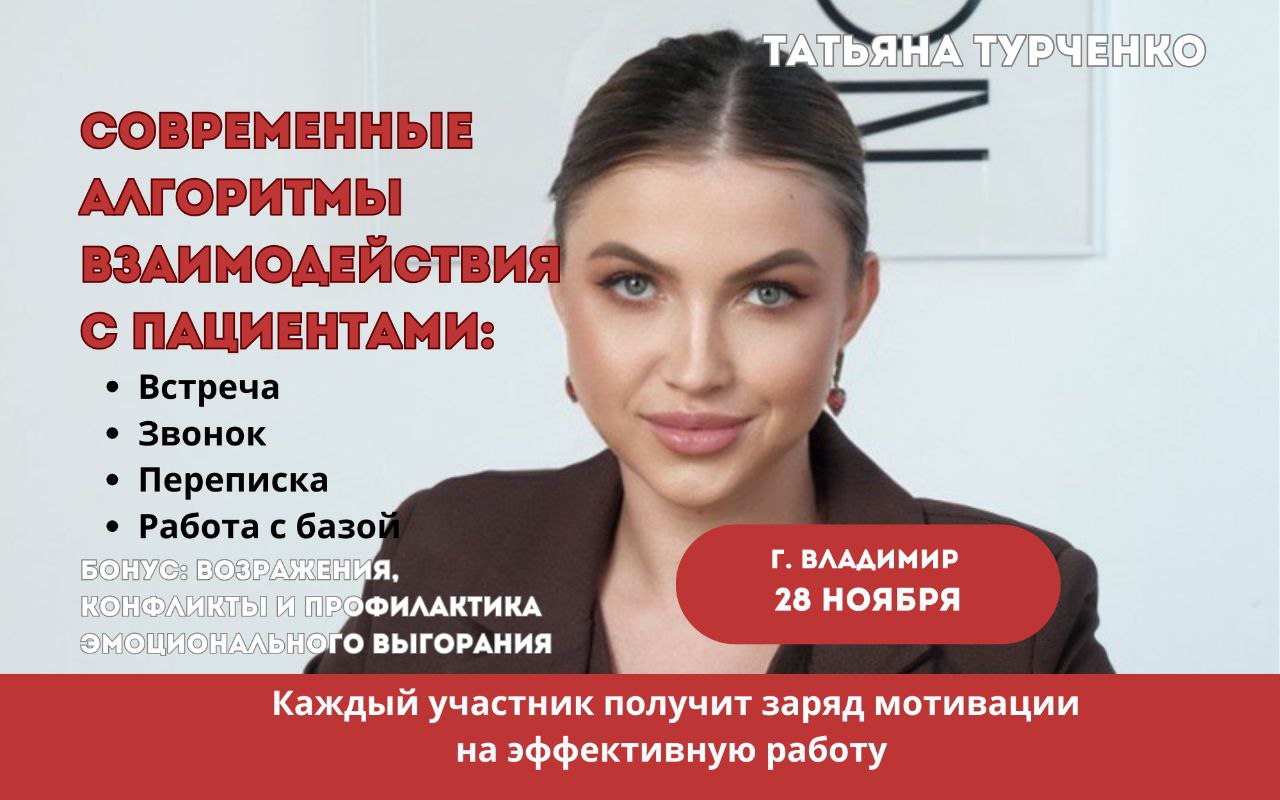 Современные алгоритмы взаимодействия с пациентами : встреча, звонок, переписка, работа с базой