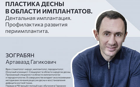 Пластика десны в области имплантатов. Дентальная имплантация. Профилактика развития периимплантита