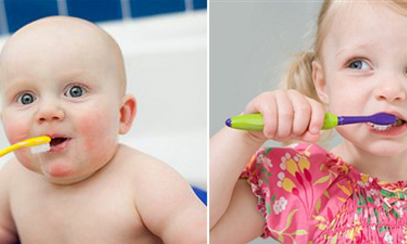 Как выбрать зубную щетку для малыша